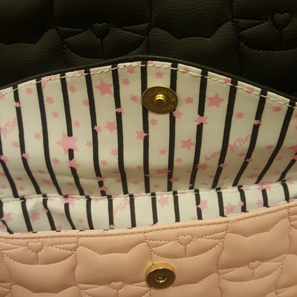 Betsey Johnson Backpack Kitty Black Pink NWOT - Picture 6 of 8